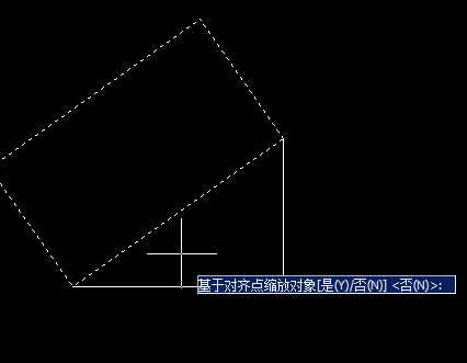 CAD摆正歪了的图形