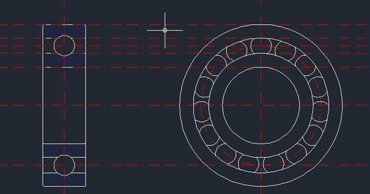 CAD球轴承怎么画