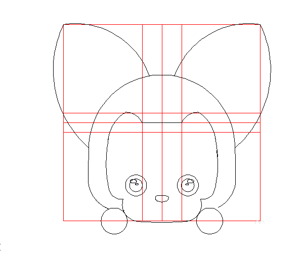 用CAD怎么绘制阿狸头像