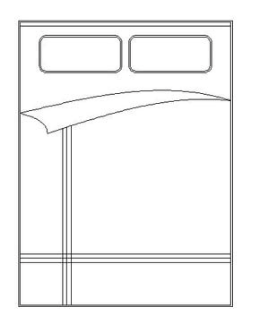 怎么用CAD绘制双人床