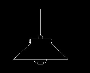 怎么用CAD画一个吊灯