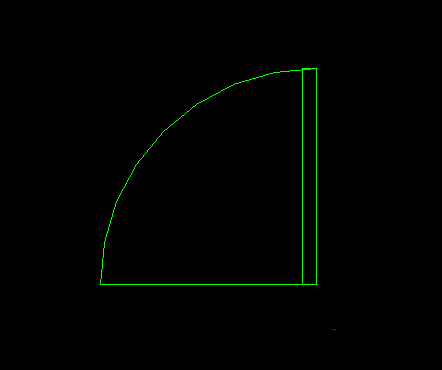 CAD绘制门弧平面图的方法
