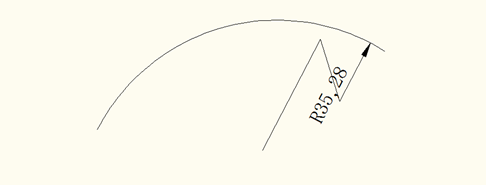 CAD怎么给弧线进行折弯标注?