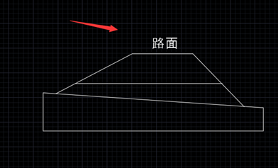 CAD画道路土方断面图的教程