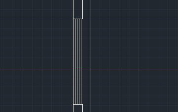 CAD2019怎么画一扇窗户