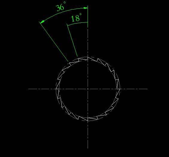 CAD怎么画锯齿盘图纸