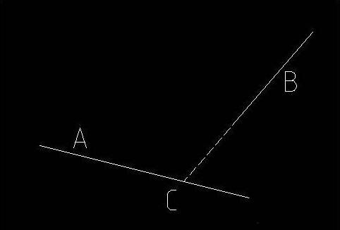 CAD两条不相交的线段该怎么裁剪及延伸