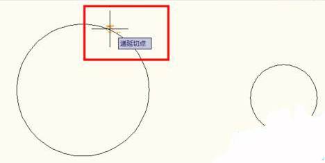 cad怎么绘制两个圆形的公切线