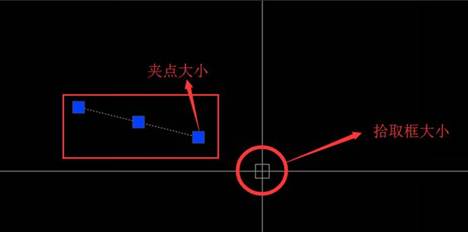 CAD怎么调整十字光标、拾取框、夹点等的大小