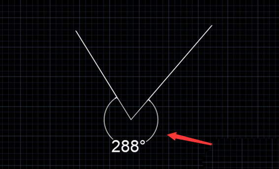 CAD怎么标注大于180的角度