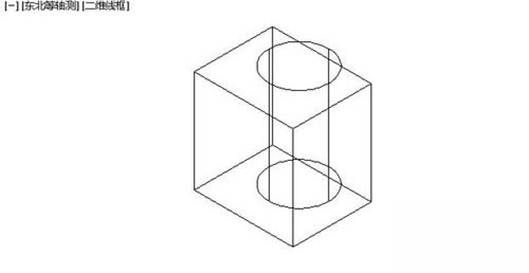 如何使用CAD差集命令画立体图，面域和实体的差集