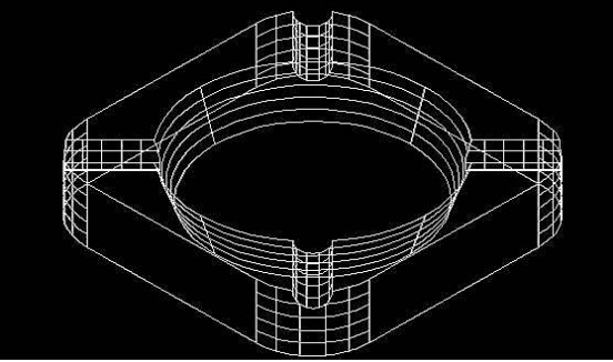 中望CAD烟灰缸画法