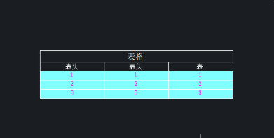 CAD怎样给表格的文字换颜色