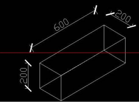 CAD长方体的绘制技巧