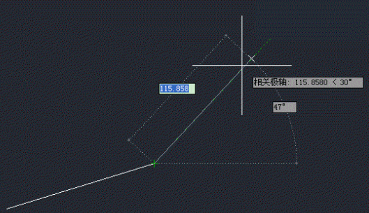 CAD绘制相对角度技巧