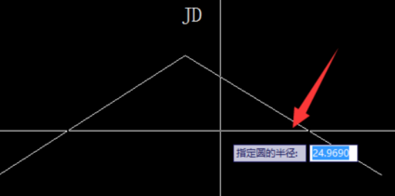 CAD如何通过切线交点绘制曲线