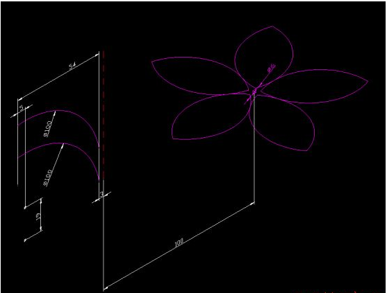 CAD如何设计花？