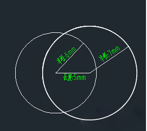CAD如何用圆辅助绘制三角形