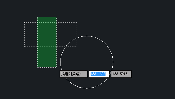 CAD中如何使用围栏和窗交命令