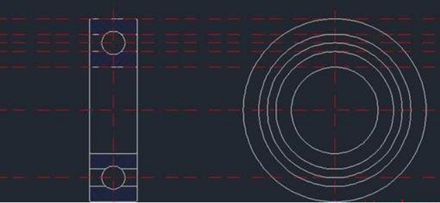 CAD绘制深沟球轴承的步骤