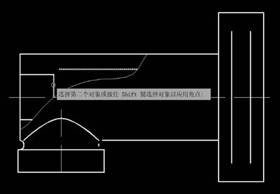 CAD如何在两个对象间建立尖角和圆角